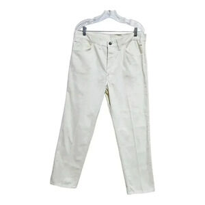 Levi's cream cotton sta-prest vintage big E jeans 1970's